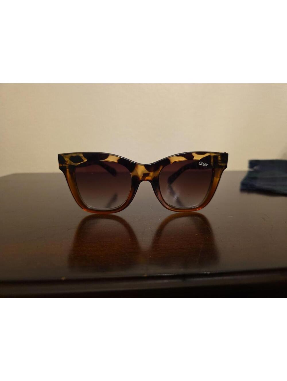 QUAY AUSTRALIA AFTER HOURS SUNGLASSES TORTOISE #125 POLARIZED FRAMES ONLY